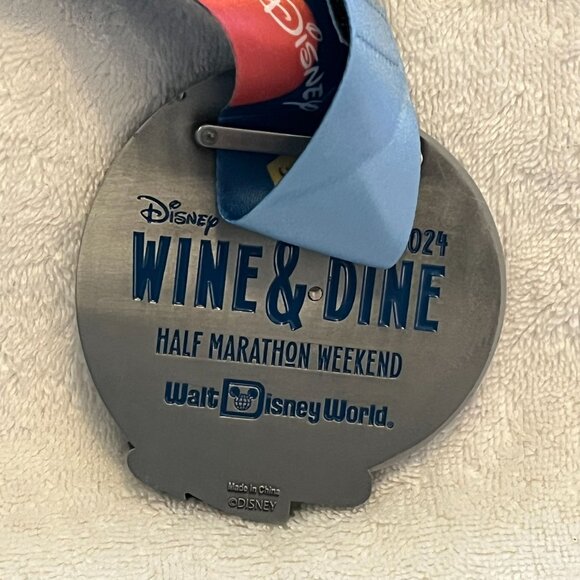 Run Disney 2024 Wine & Dine Two Course Challenge Medal Mickey Remy Tiana - Picture 6 of 6